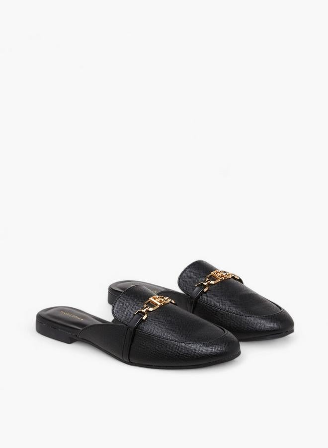 Flora Bella By Shoexpress Women's Metal Accent Mules - Image 3